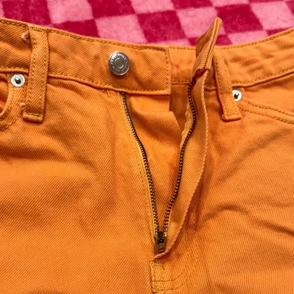 Wild Fable High Waist Orange Shorts - Picture 5 of 6